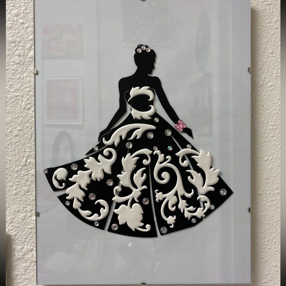 Original Silhouette Frameless Art